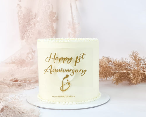 Elegant Anniversary Cake