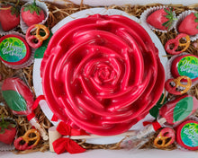 Load image into Gallery viewer, Red flower Treat Box